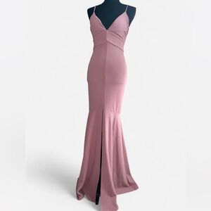 Windsor Strapless Blush Gown
